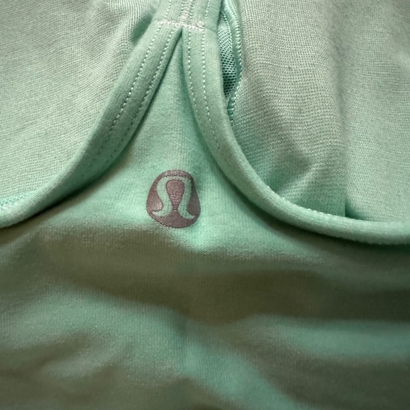 Lululemon Power Y Tank Top Sea Green Size 6 EUC! - Picture 4 of 5